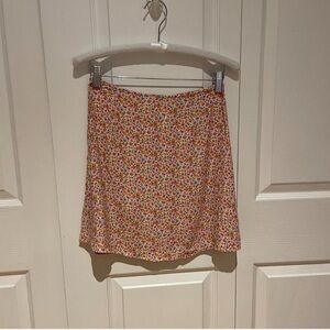 Vintage 90s floral mini skirt